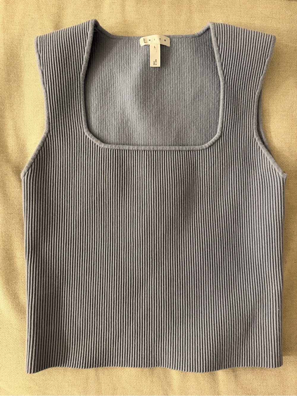 Leith Square Neck Sweater Tank